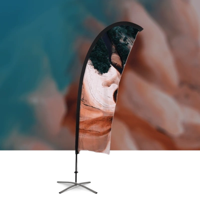 Feather Straight Bottom Flag