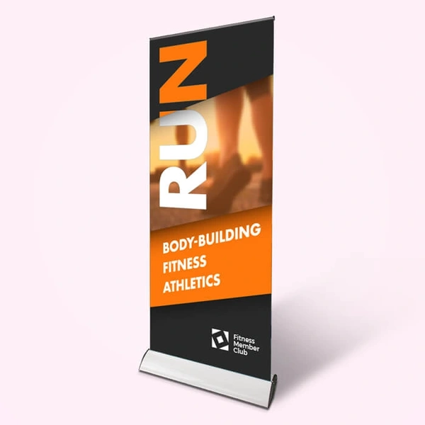 Premium White Roller Banner