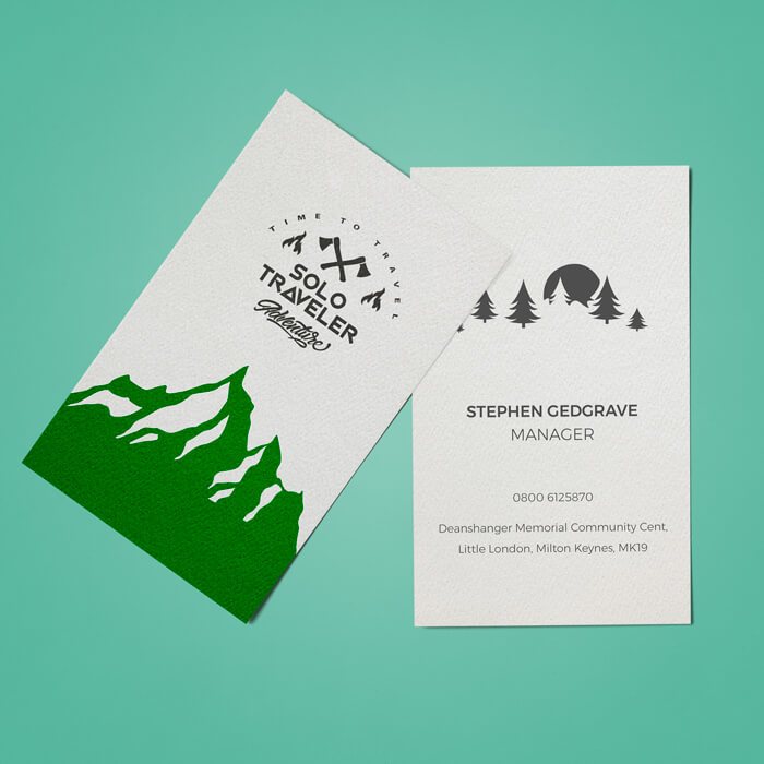 Textured Business Card Rives Shetland