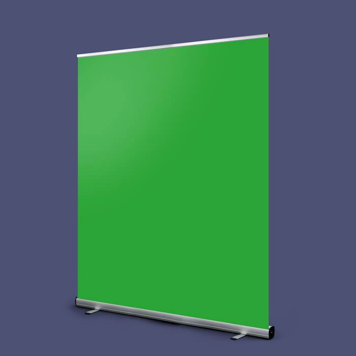 Green Screen Roller Banner
